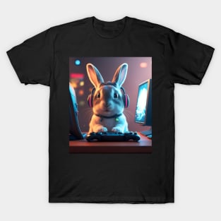 Cute gamer rabbit T-Shirt